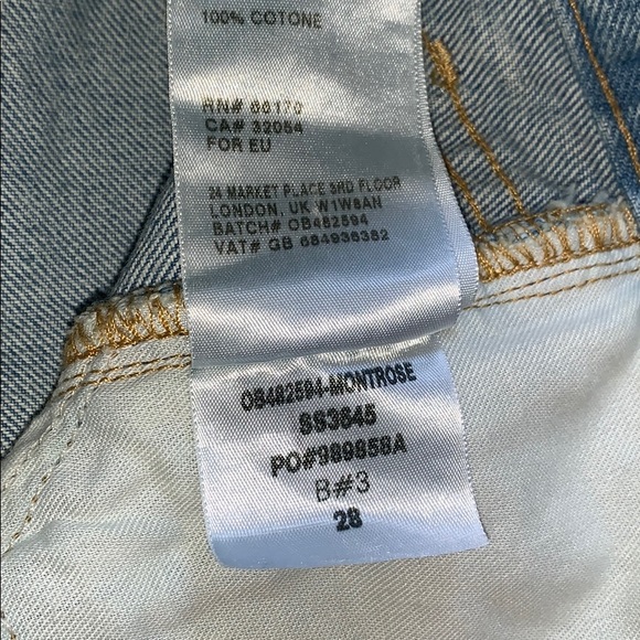 BDG x Rifle Paper Co Pocket Mid Rise Denim Shorts - Picture 7 of 8